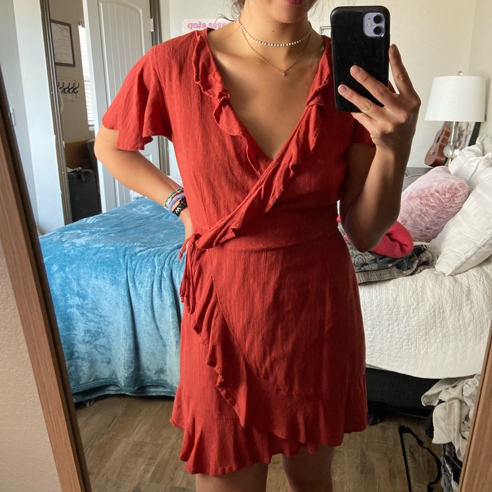 Francesca’s wrap dress
